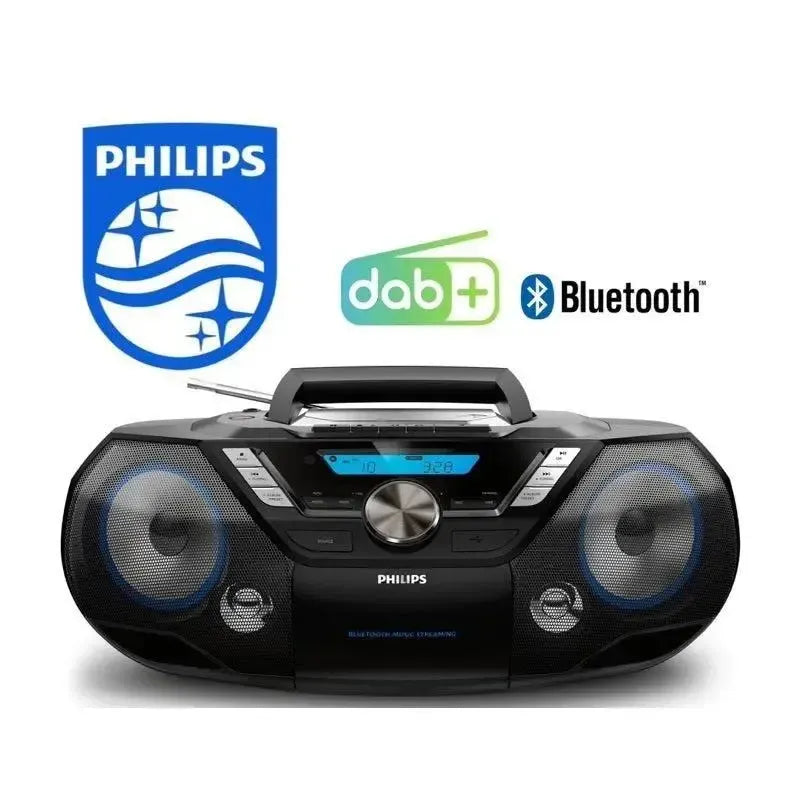 Philips AZB798T / 12 DAB+ / FM Radio / CD Player Soundmachine Black