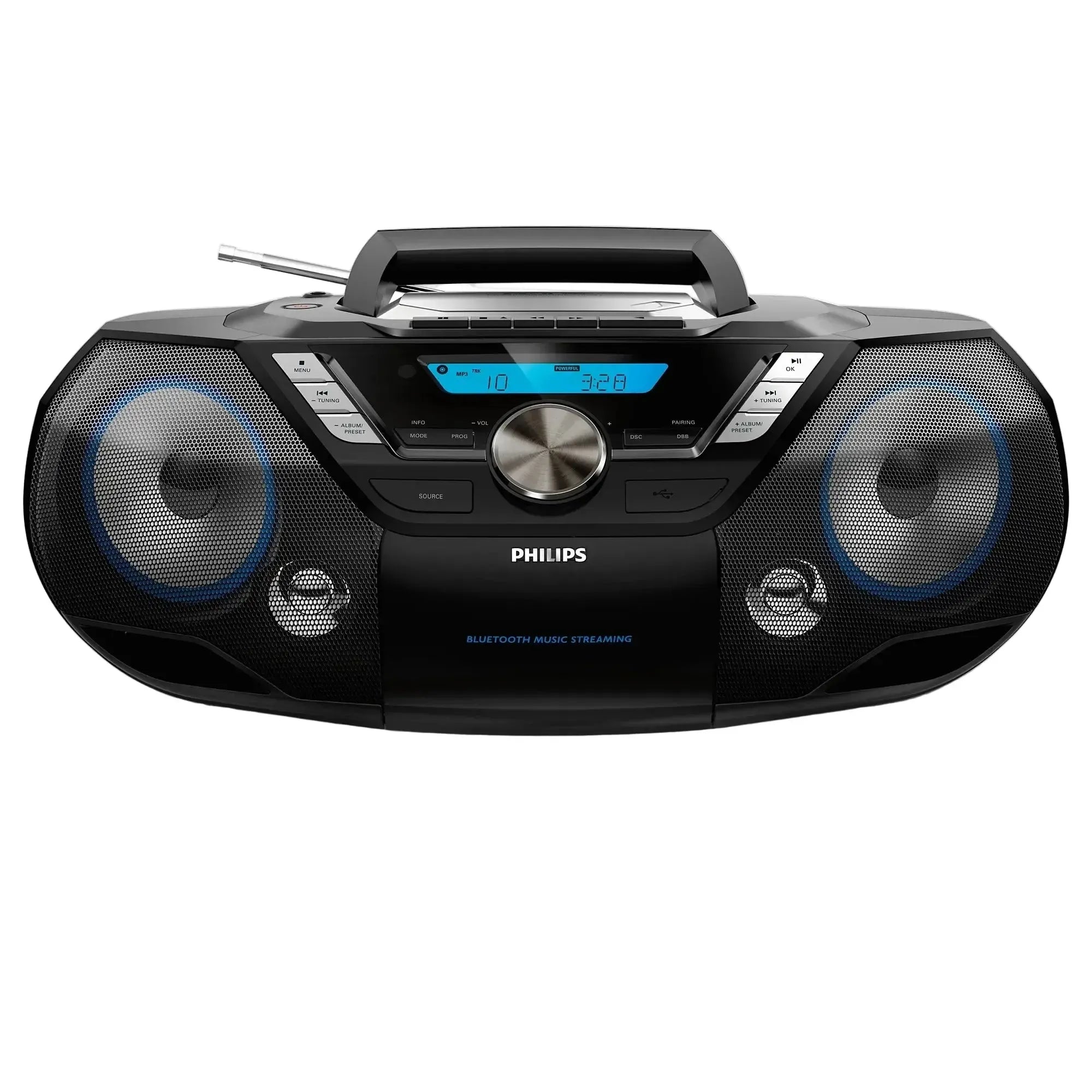 Philips AZB798T / 12 DAB+ / FM Radio / CD Player Soundmachine Black