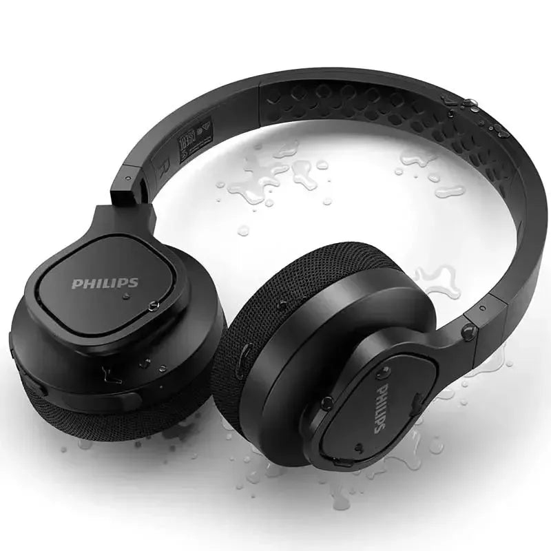 Philips TAA4216BK Go Series On Ear Sprts Wireless BT Headphones Black