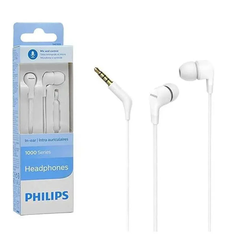 Philips TAE1105WT/00 In-Ear Wired Headphones White