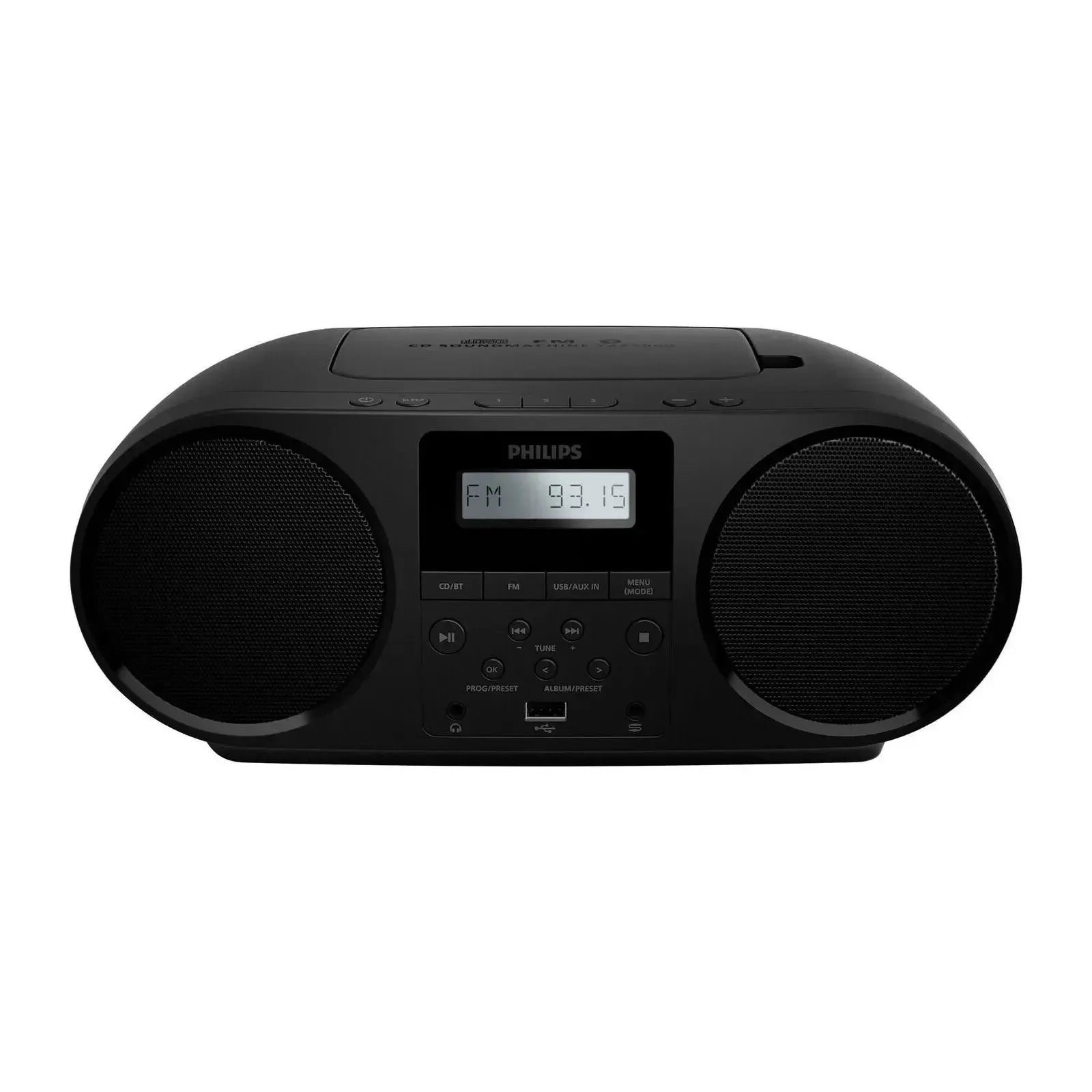 Philips TAZ5000/10 All-In-One CD Player With FM Radio Black
