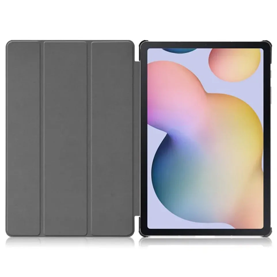 Premium Smart Cover For Samsung Galaxy Tab S8 Plus Trifold Case Black
