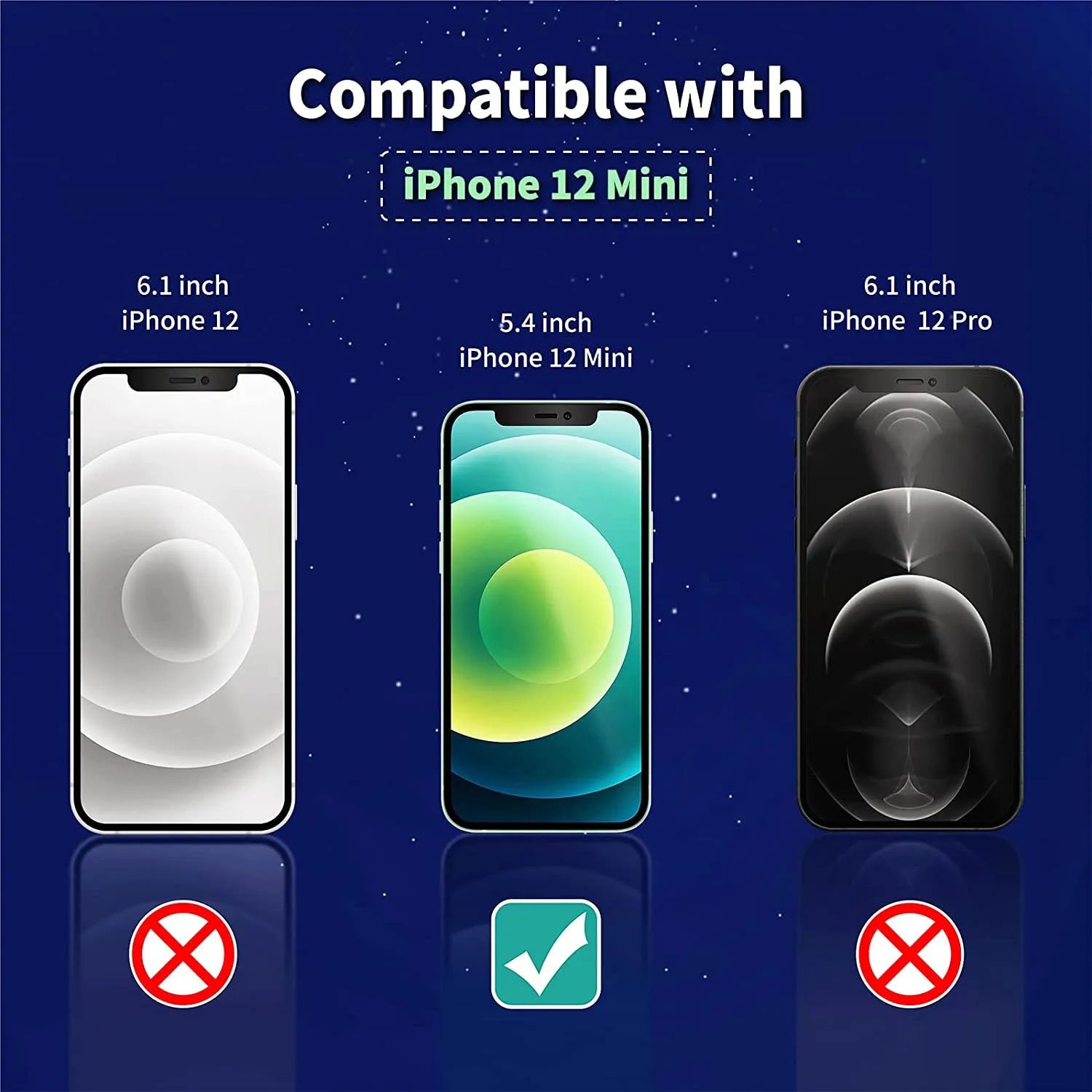 Privacy Anti Spy Screen Protector For Apple iPhone 12 Mini Tempered Glass