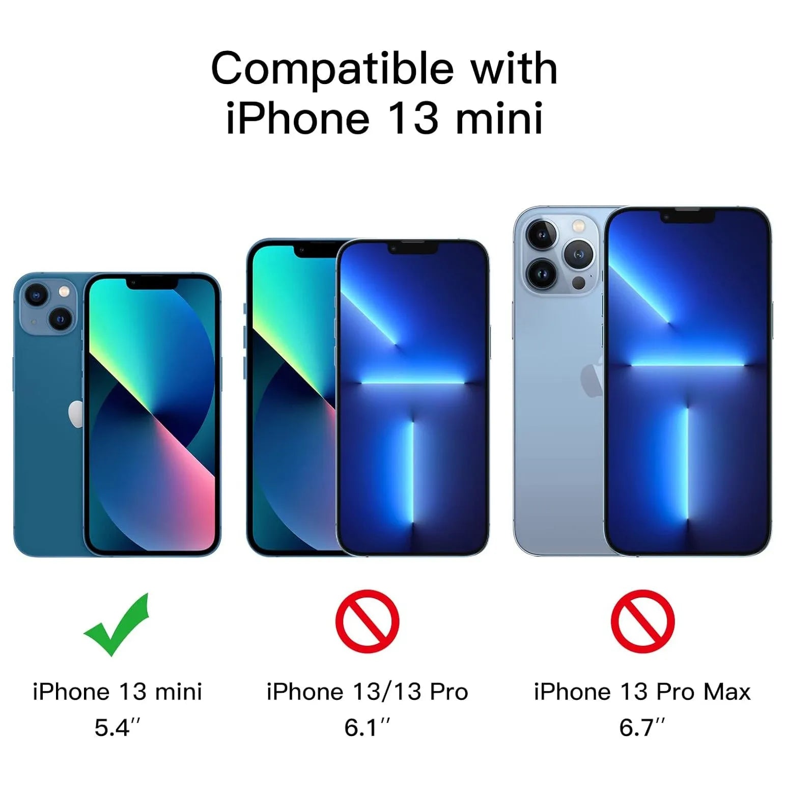 Privacy Anti Spy Screen Protector For Apple iPhone 13 Mini Tempered Glass