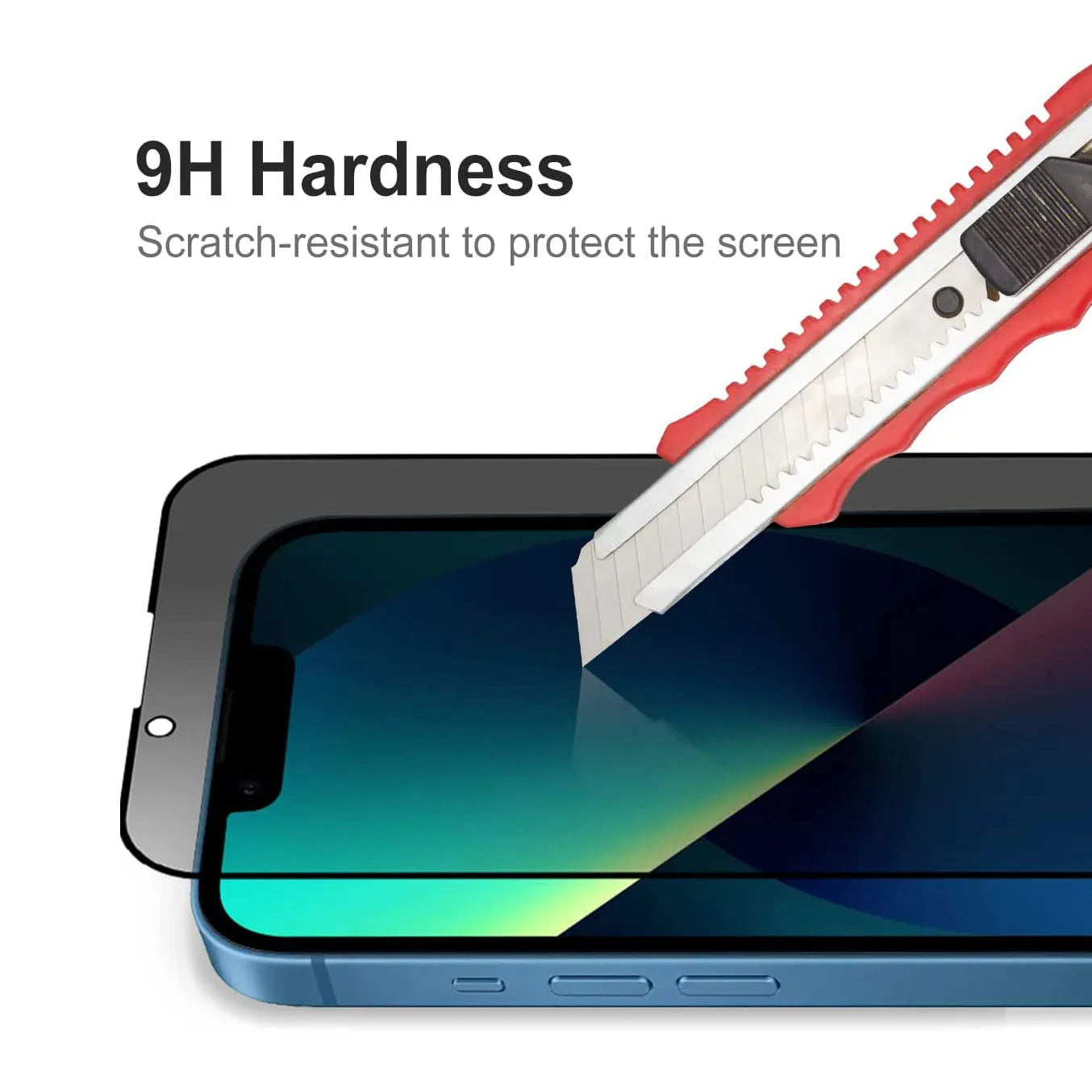 Privacy Anti Spy Screen Protector For Apple iPhone 13 Pro Max Tempered Glass