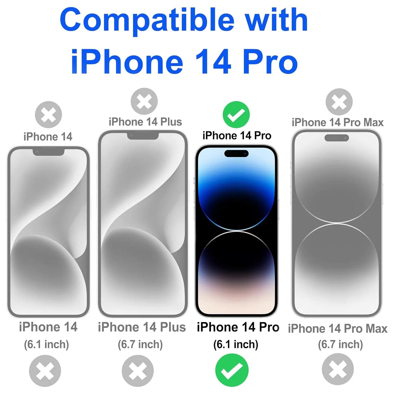 Privacy Anti Spy Screen Protector For Apple iPhone 14 Pro Tempered Glass