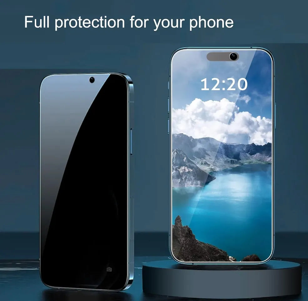 Privacy Anti Spy Screen Protector For Apple iPhone 15 Pro Tempered Glass