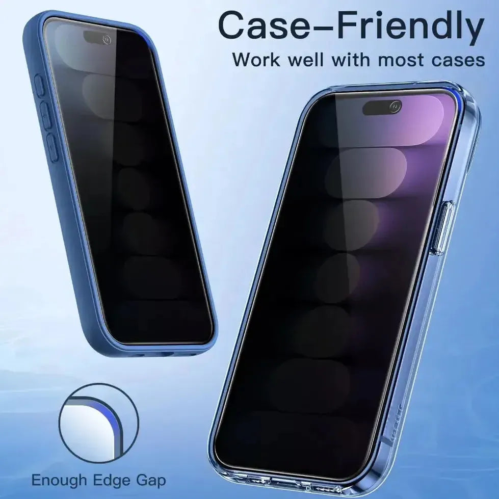 Privacy Anti Spy Screen Protector For Apple iPhone 15 Pro Tempered Glass