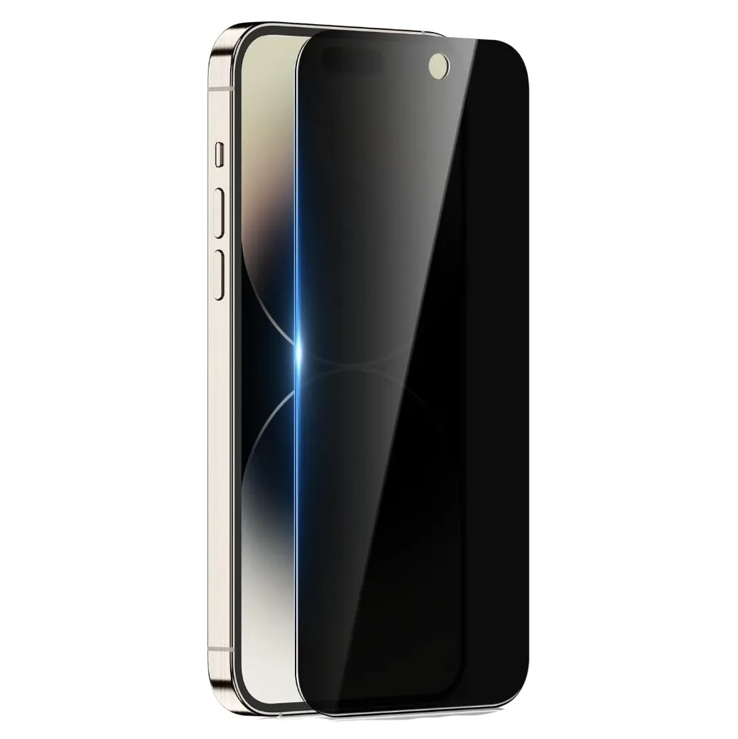 Privacy Anti Spy Screen Protector For Apple iPhone 15 Pro Tempered Glass
