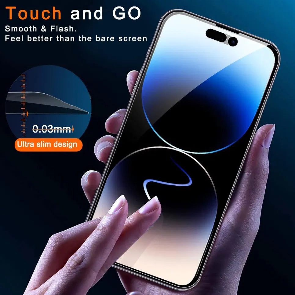Privacy Anti Spy Screen Protector For Apple iPhone 16 Plus Tempered Glass
