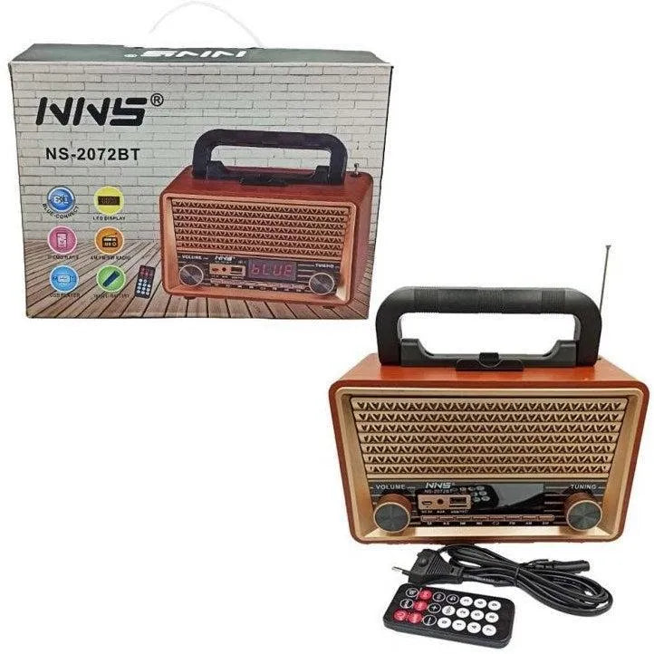 Raiseng NS-2072BT 3 Band Retro Bluetooth Radio