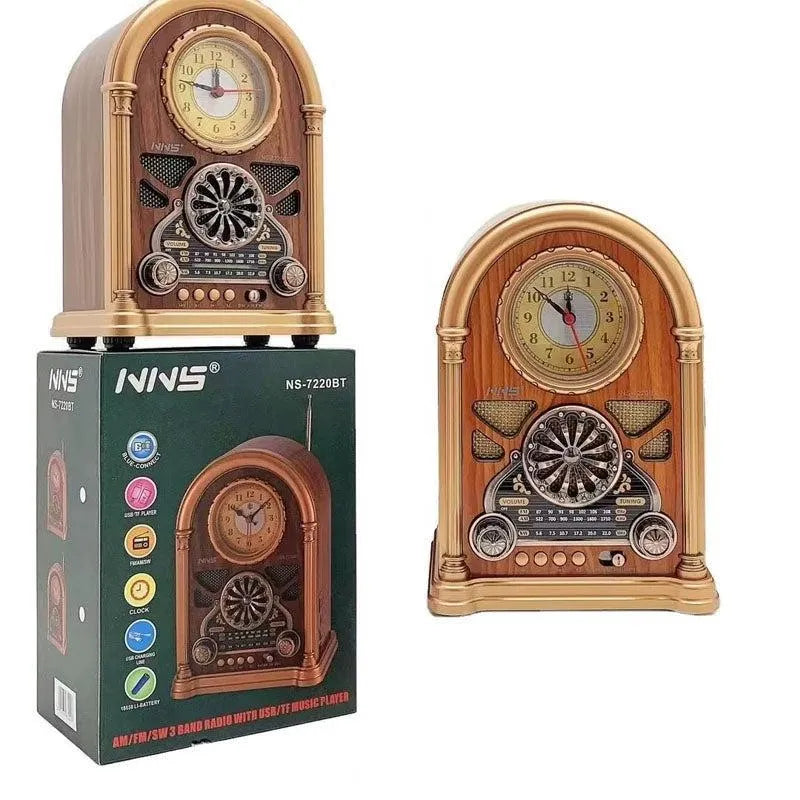 Raiseng NS-7220BT Draagbare 3 Band Bluetooth Retro Radio