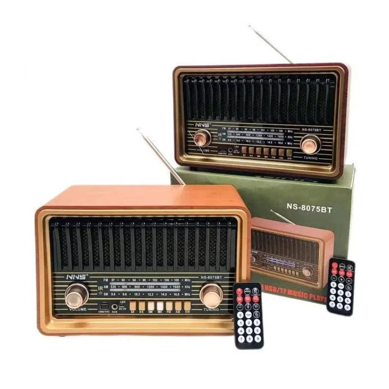 Raiseng NS-8075BT 3 Band Retro Bluetooth Radio
