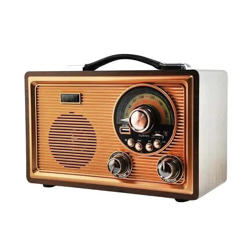 Raiseng R-9022BTL Retro Vintage Style Bluetooth Wooden Radio