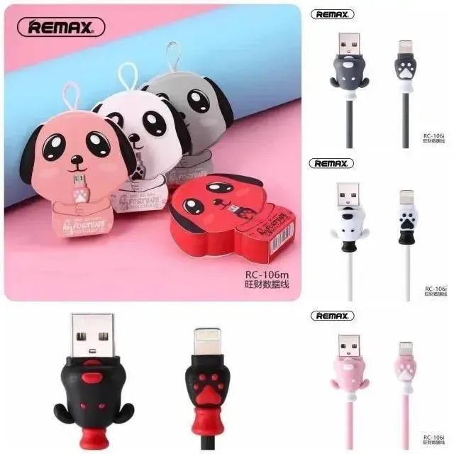 Remax RC-106i Fortune Series Lighning Cable Pink