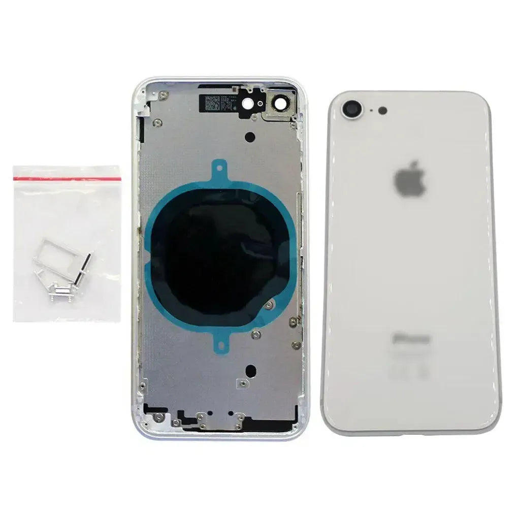 Replacement Back Glass Cover For Apple iPhone 8 Rear Housing Assembly White