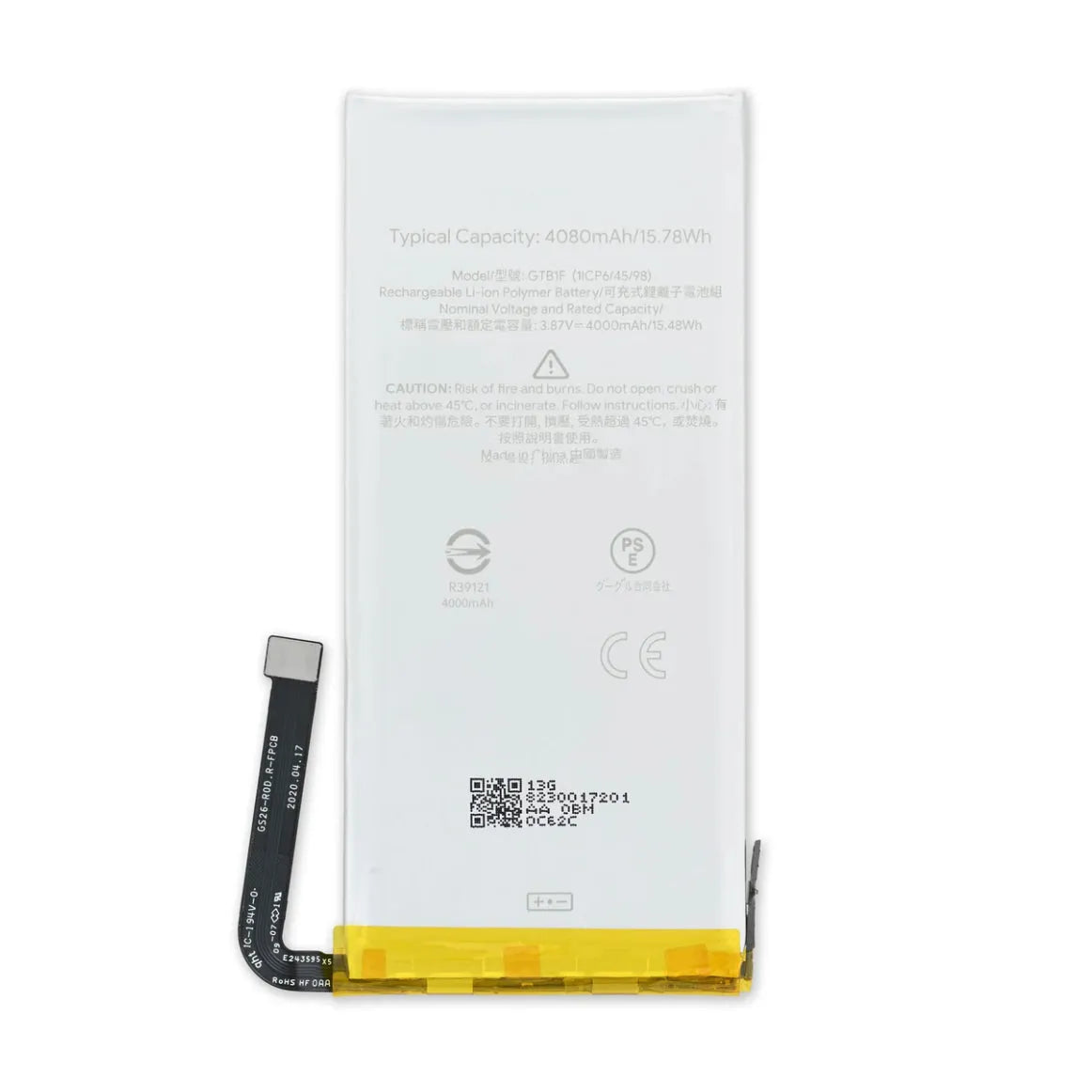 Replacement Battery For Google Pixel 5 - GTB1F