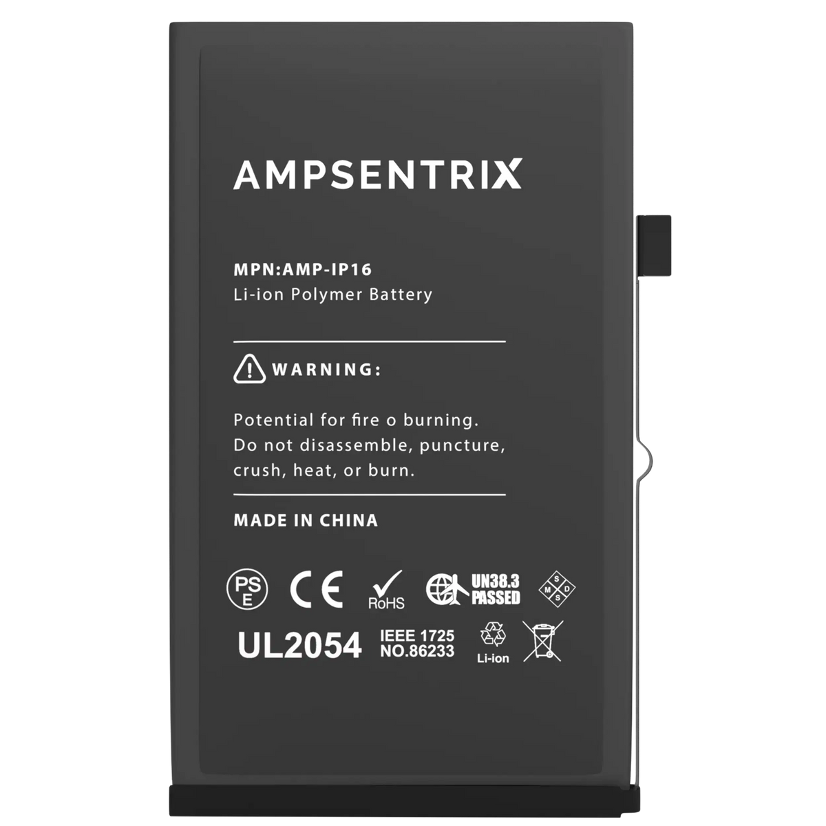 Replacement Battery For I Phone 16 (Amp Sentrix Basic)