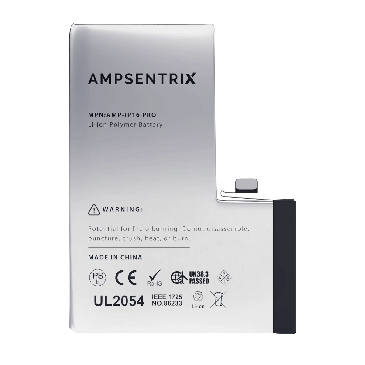 Replacement Battery For I Phone 16 Pro (Amp Sentrix Basic)