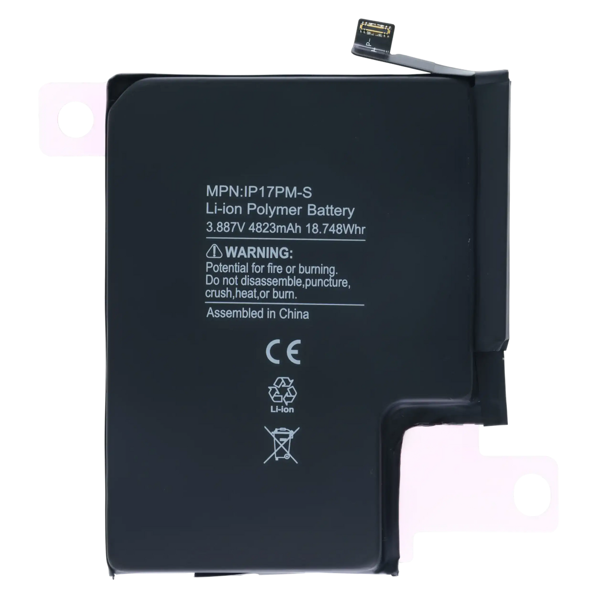 Replacement Battery For I Phone 17 Pro Max (Aftermarket) (Uk / Eu Version)