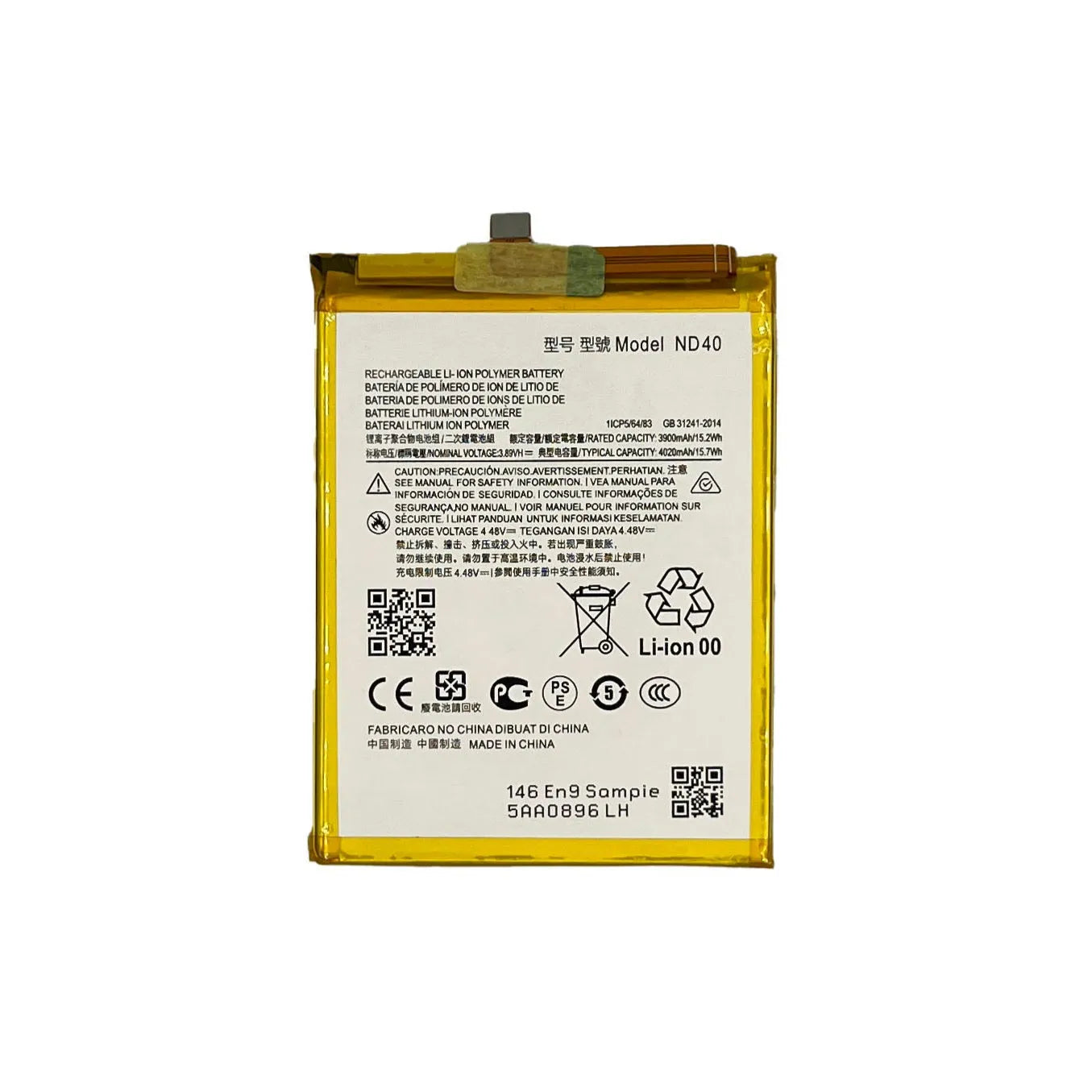 Replacement Battery For Motorola Edge 30 | ND40