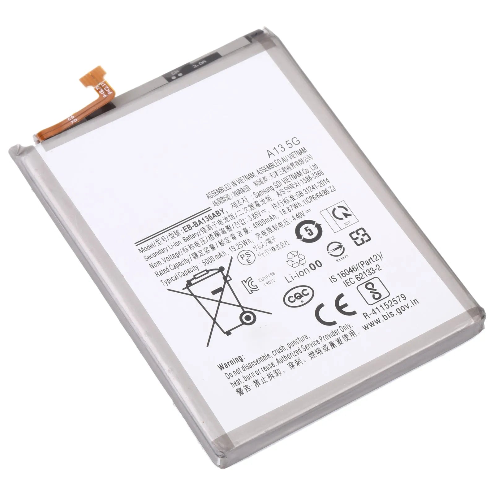 Replacement Battery For Samsung Galaxy A13 5G | EB-BA136ABY