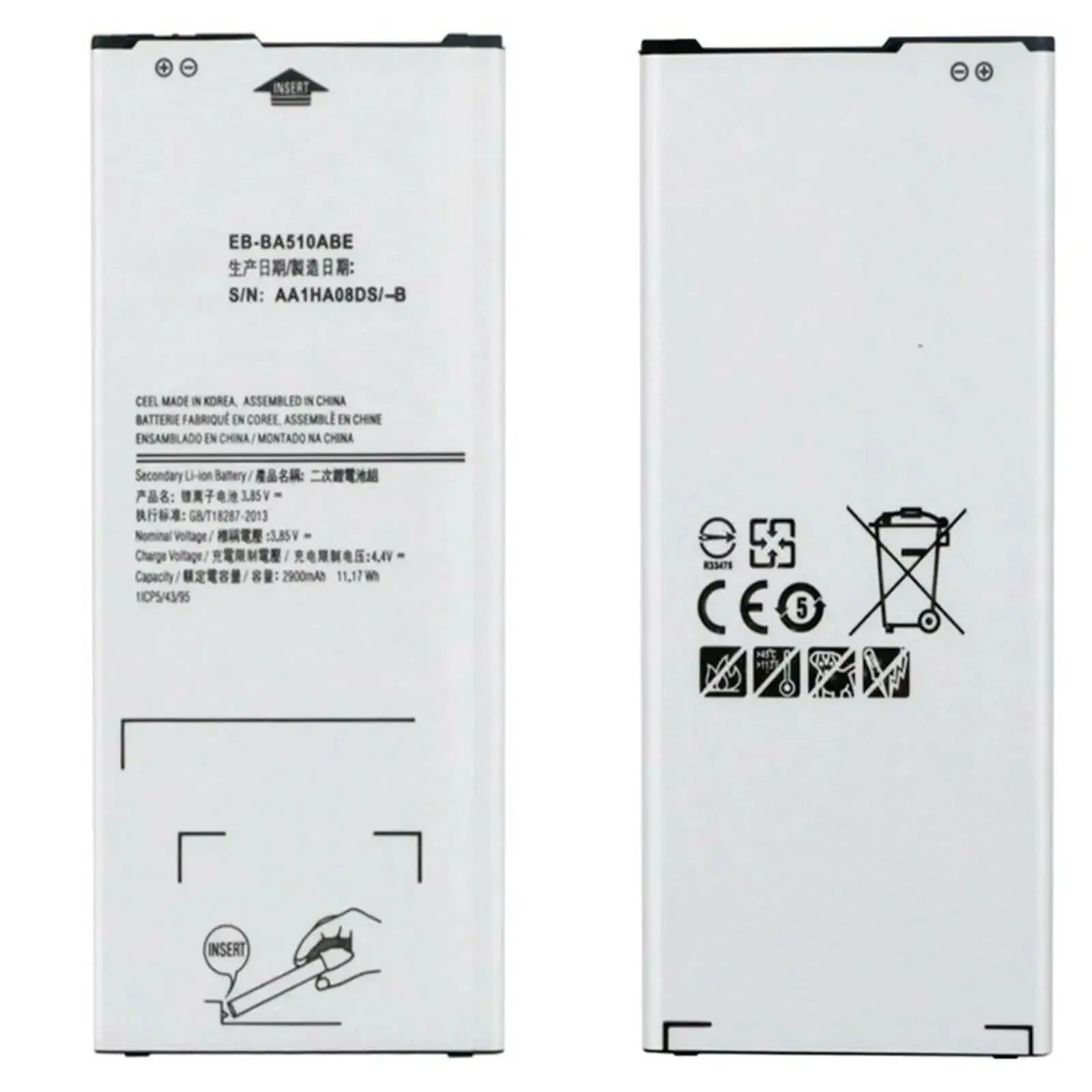 Replacement Battery For Samsung Galaxy A5 2016 - EB-BA510ABE