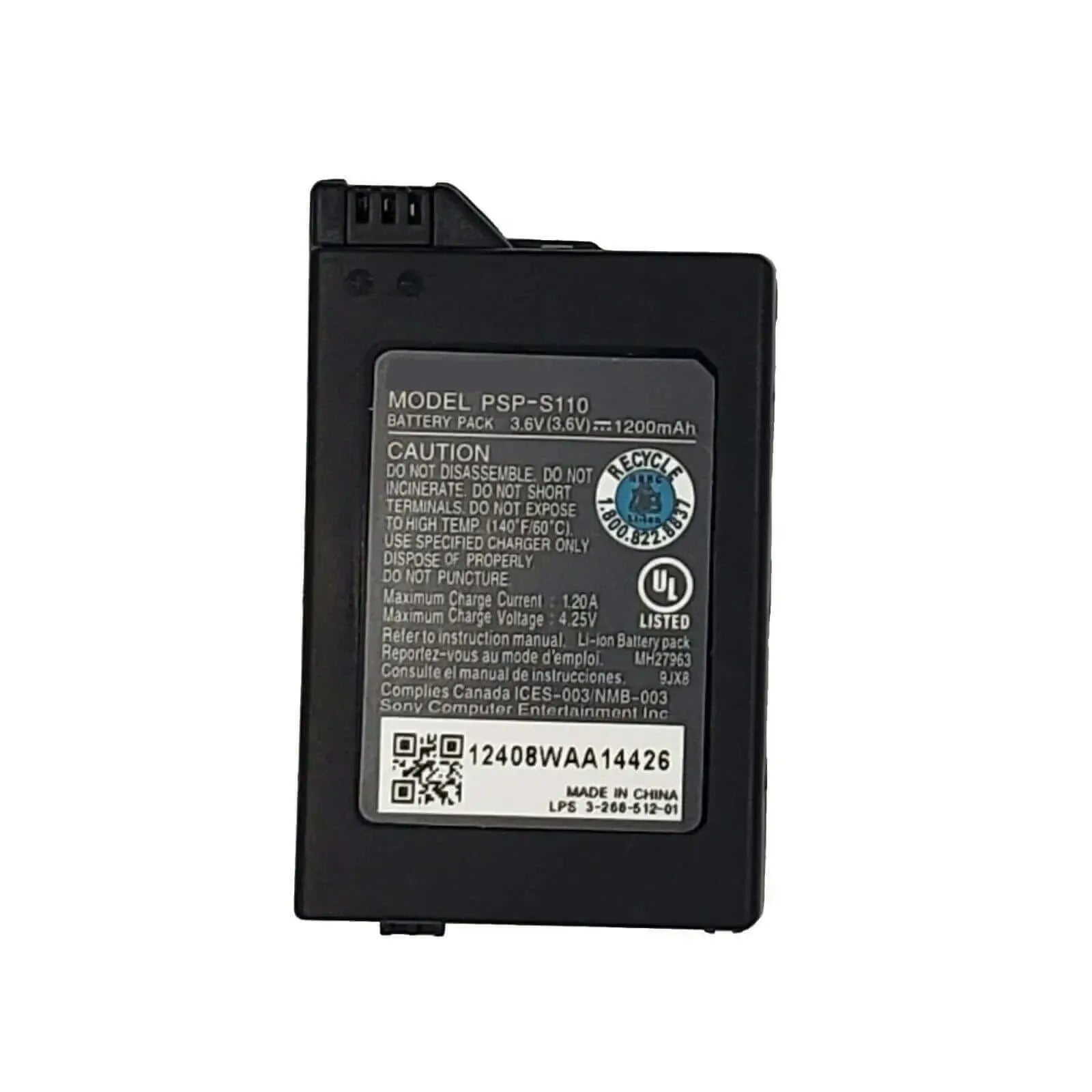 Replacement Battery For Sony PSP 2000 / 3000 Slim Range PSP-S110