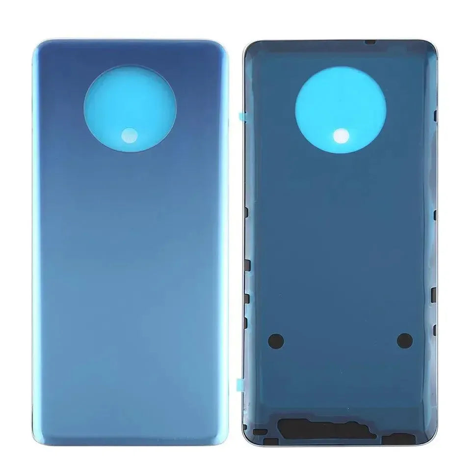Replacement Rear Glass For OnePlus 7T Battery Cover With Adhesive - Blue