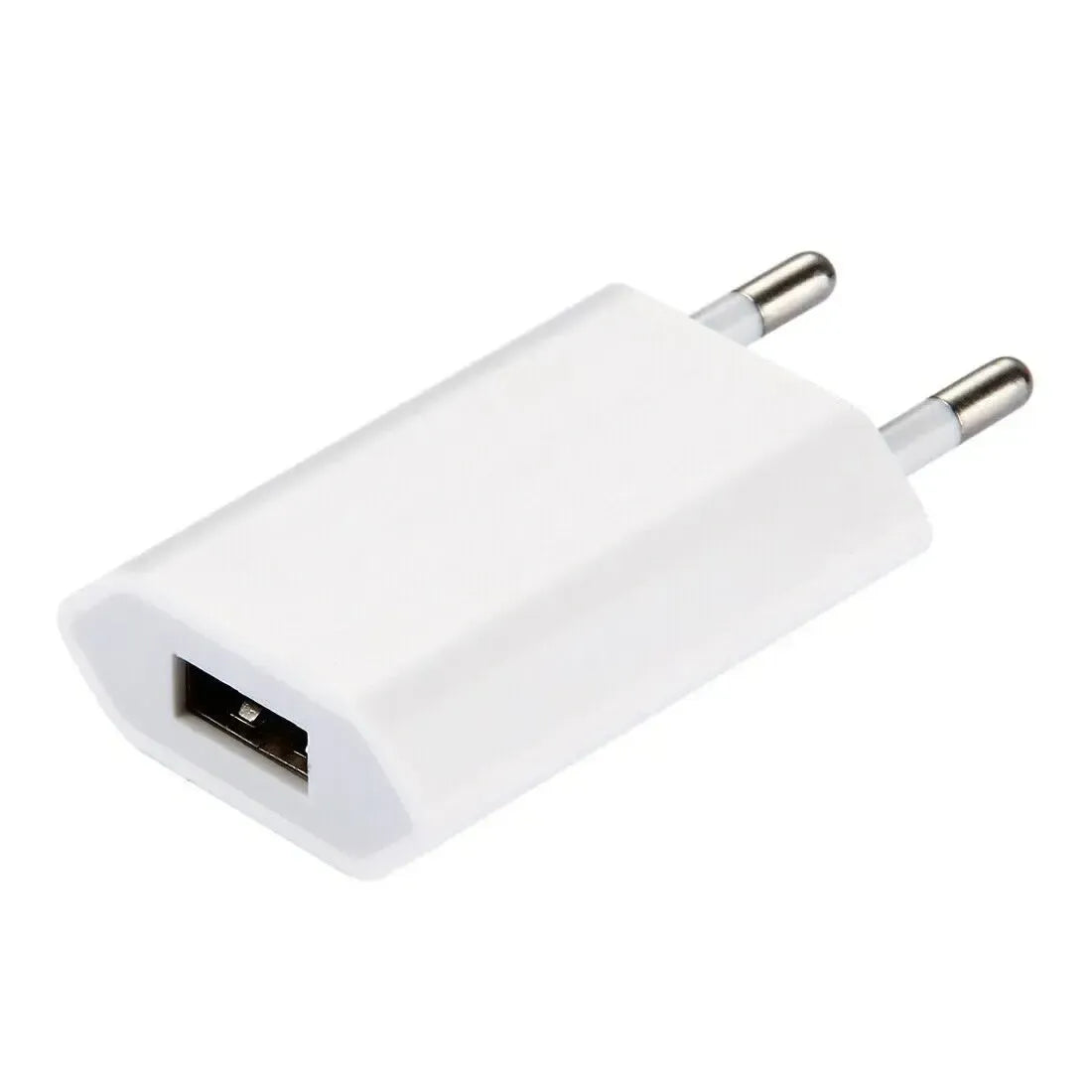 Replacement Wall USB Charger EU Plug Adapter For iPhone / iPad