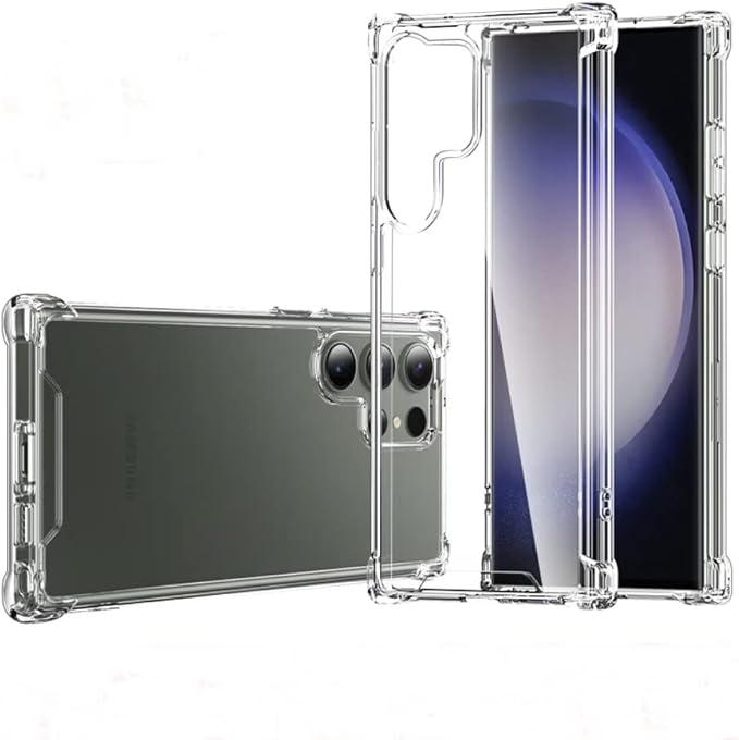 For Samsung Galaxy S23 Ultra Shockproof Transparent Gel Case
