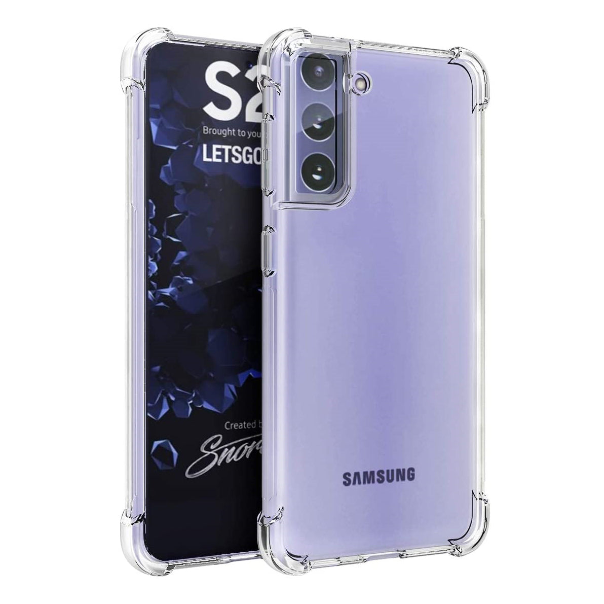 For Samsung Galaxy S21 Plus Transparent Shockproof Gel Case