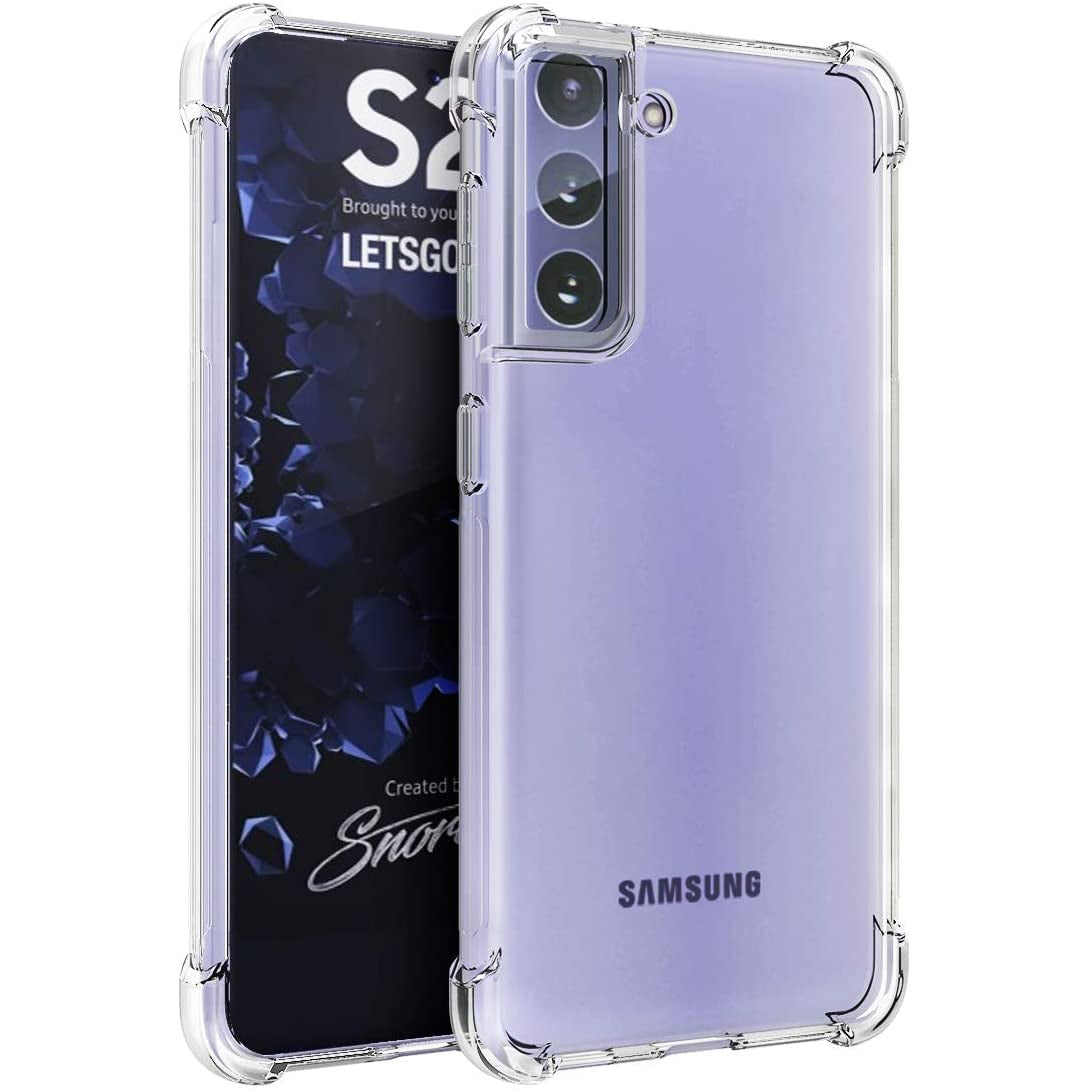 For Samsung Galaxy S21 Transparent Shockproof Gel Case