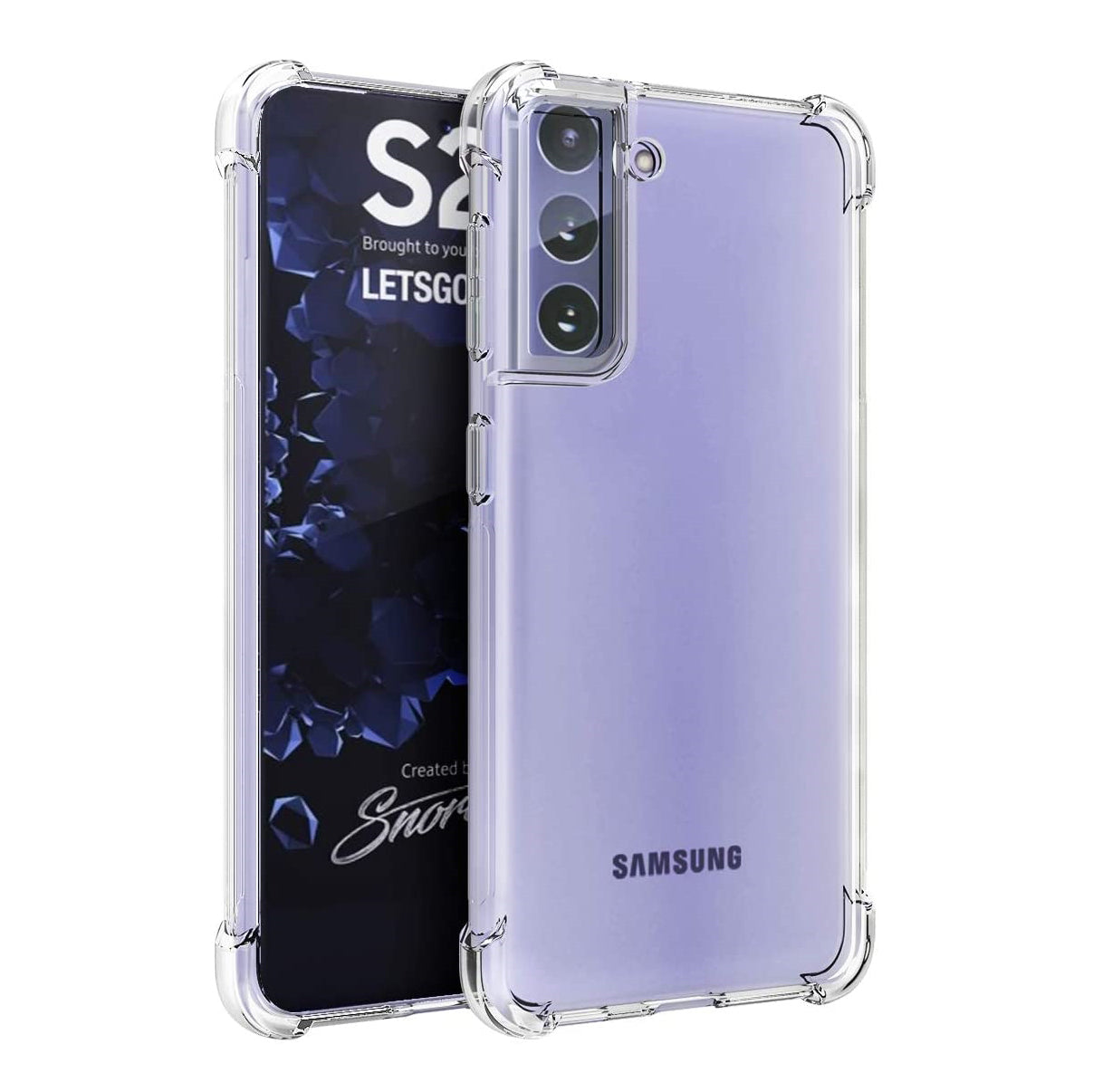 For Samsung Galaxy S21 Ultra Transparent Shockproof Gel Case