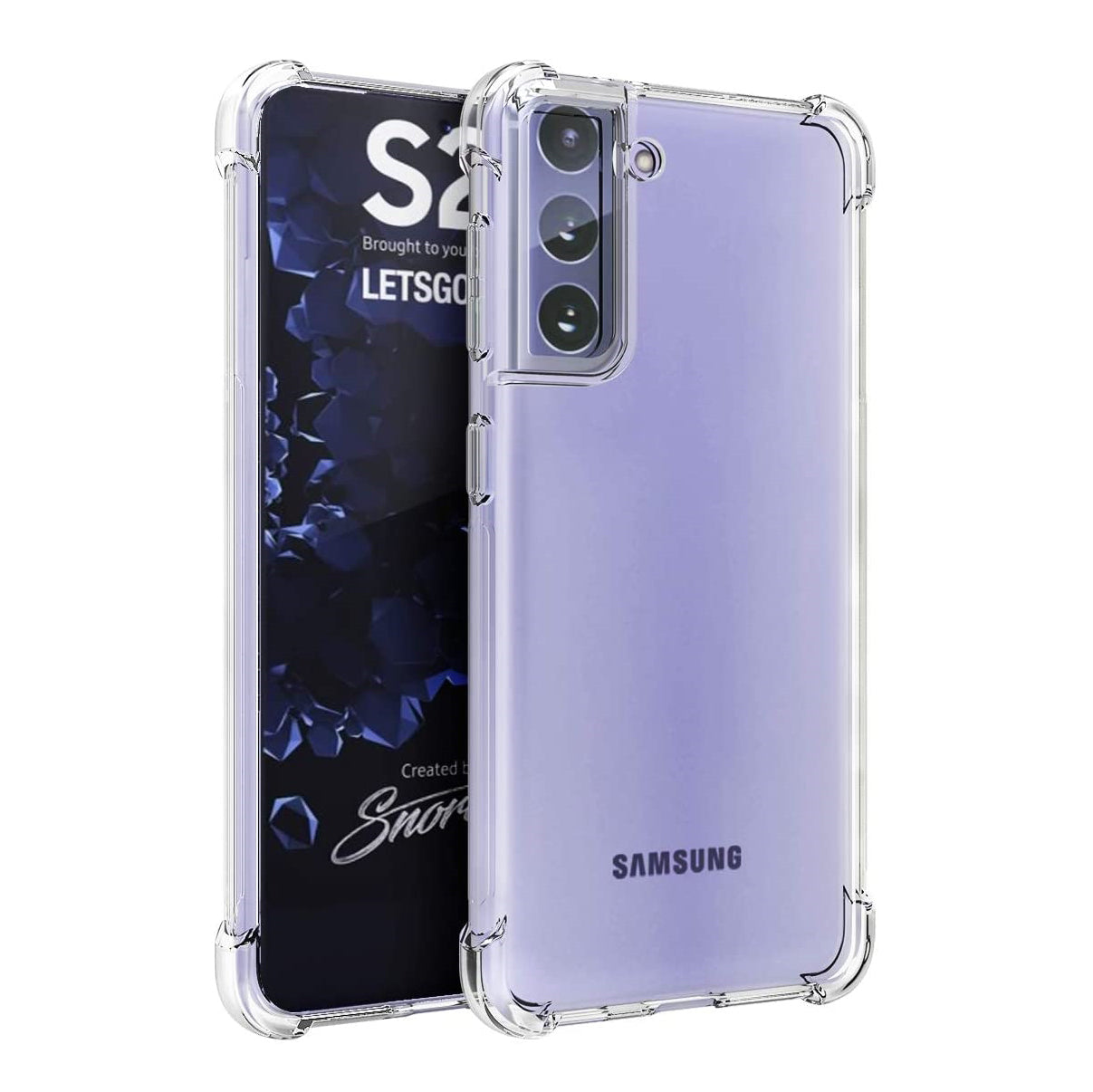 For Samsung Galaxy S21 Ultra Transparent Shockproof Gel Case-www.firsthelptech.ie