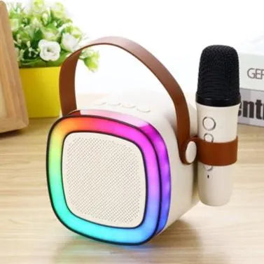 SODO SD02 10W Karaoke Mini BT Microphone Speaker White