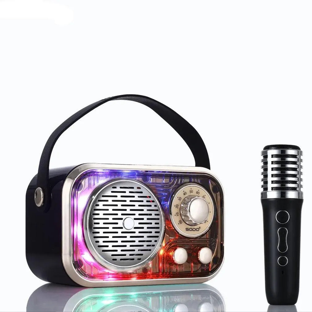 SODO SD09 5W Mini Karaoke BT Microphone Speaker Black