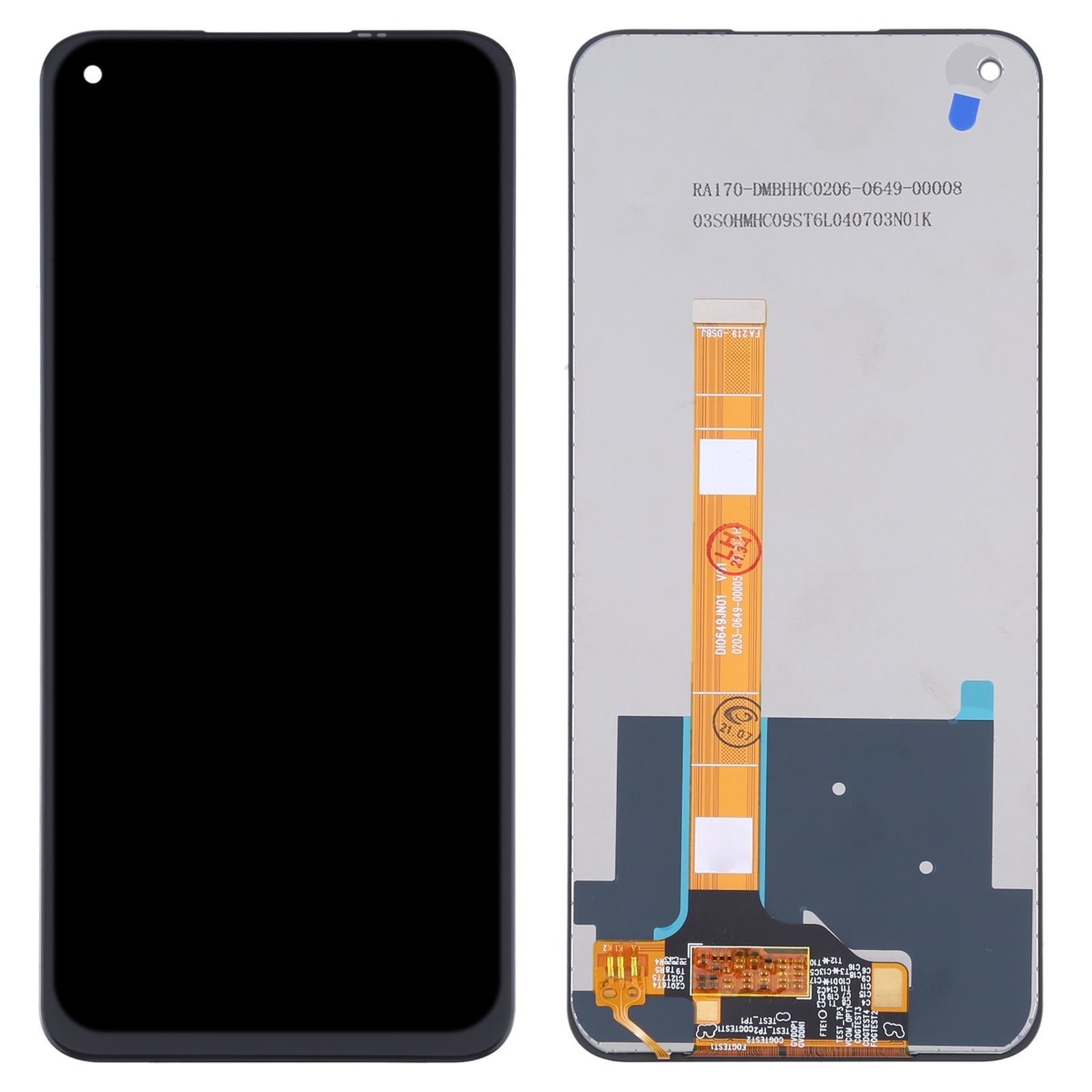 For Oppo Realme 6 LCD Touch Screen Digitizer Replacement Black