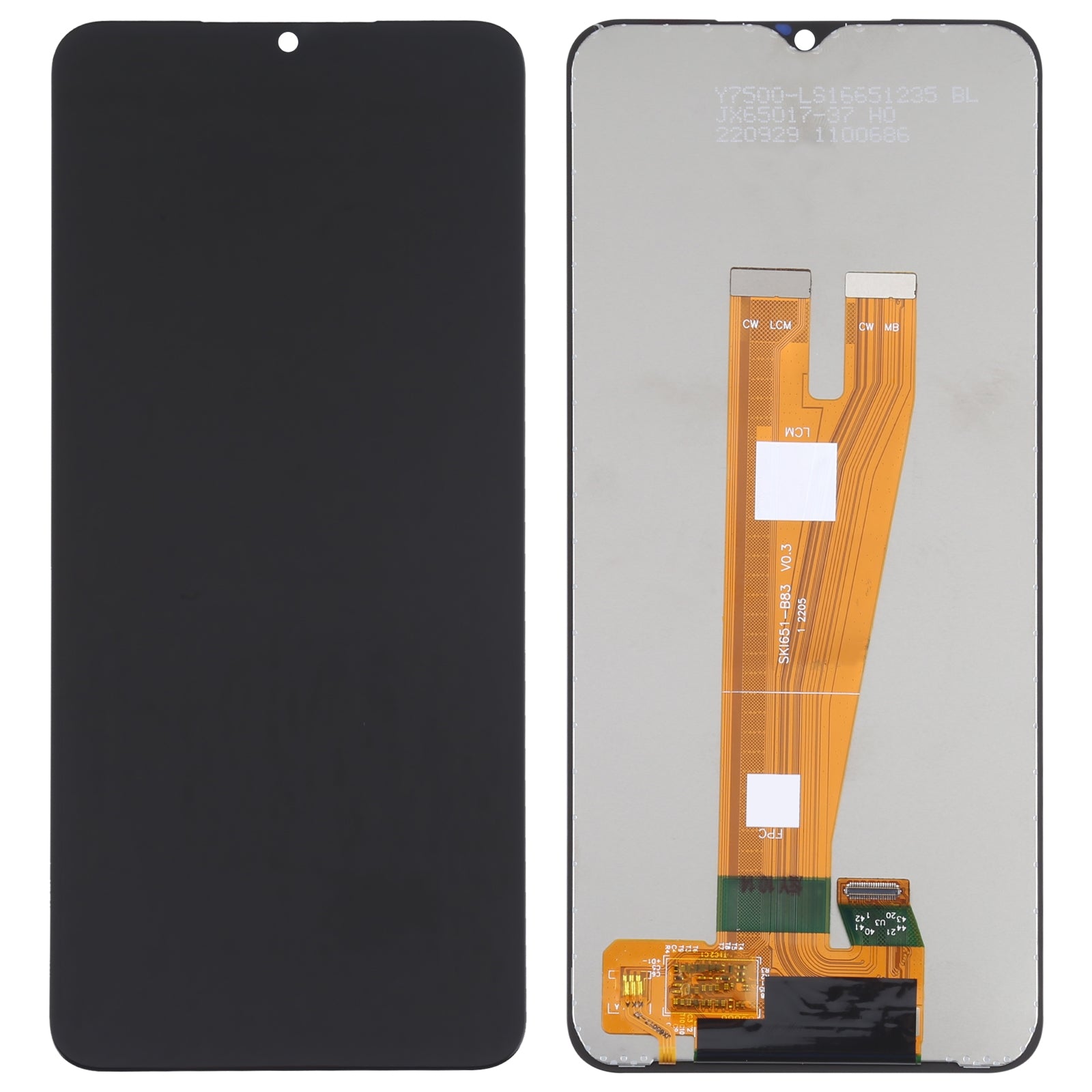 For Samsung Galaxy A04 Replacement LCD Touch Screen Assembly - Black