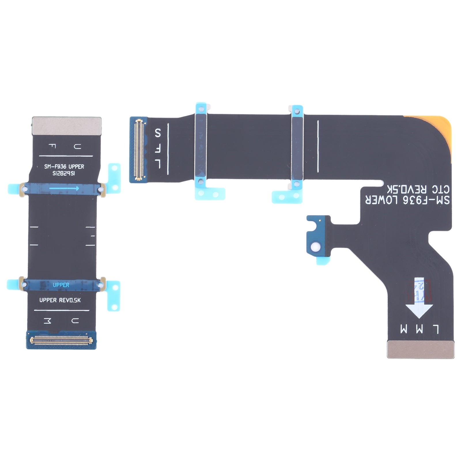 For Samsung Galaxy Z Fold 4 Main Motherboard Spin Axis Flex Cable Replacement - 1 Pair