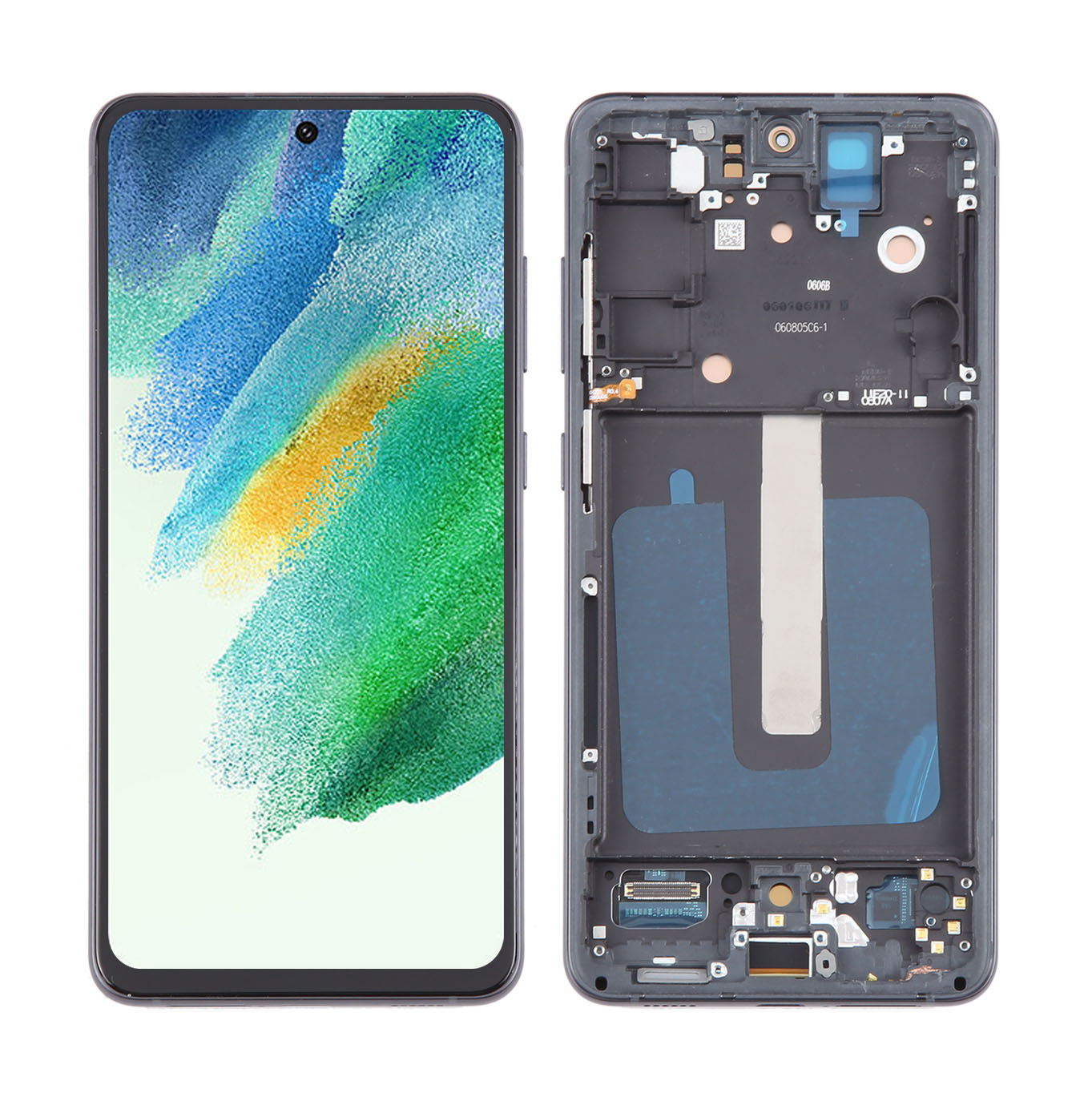For Samsung Galaxy S21 FE 5G G990B LCD Screen Replacement With Frame - Black