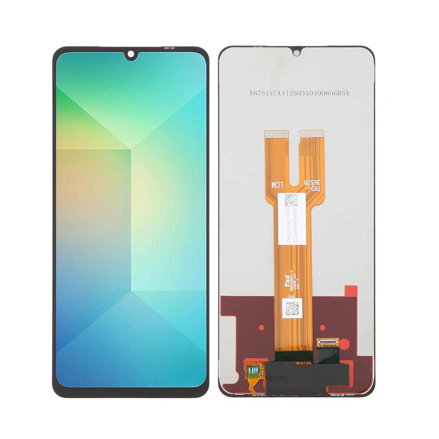 For Samsung Galaxy A06 5G Replacement LCD Touch Screen Assembly - Black