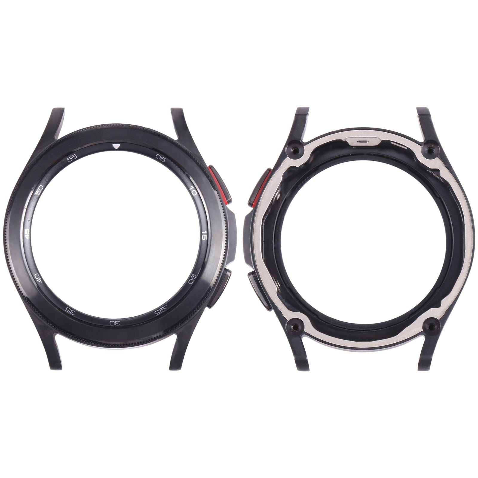 For Samsung Galaxy Watch4 Classic 42mm LCD Screen Frame Bezel Plate Replacement Black