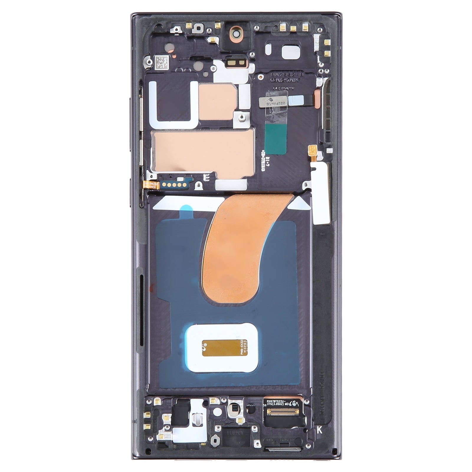 For Samsung Galaxy S23 Ultra 5G LCD Screen Replacement With Frame - Black