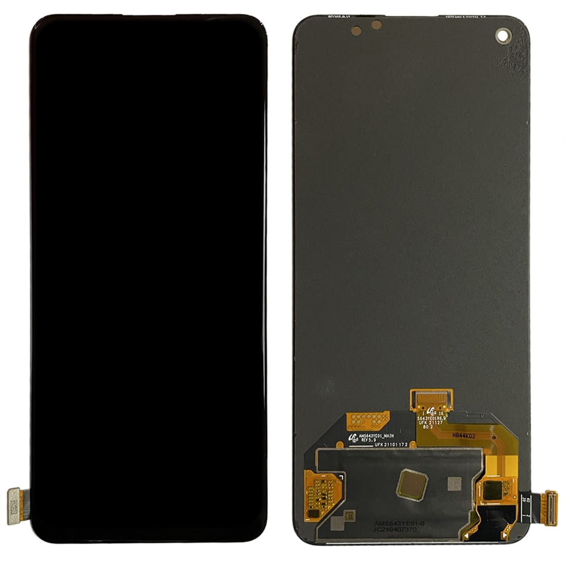 For OnePlus Nord 2 5G Replacement LCD Touch Screen Assembly - Black-www.firsthelptech.ie