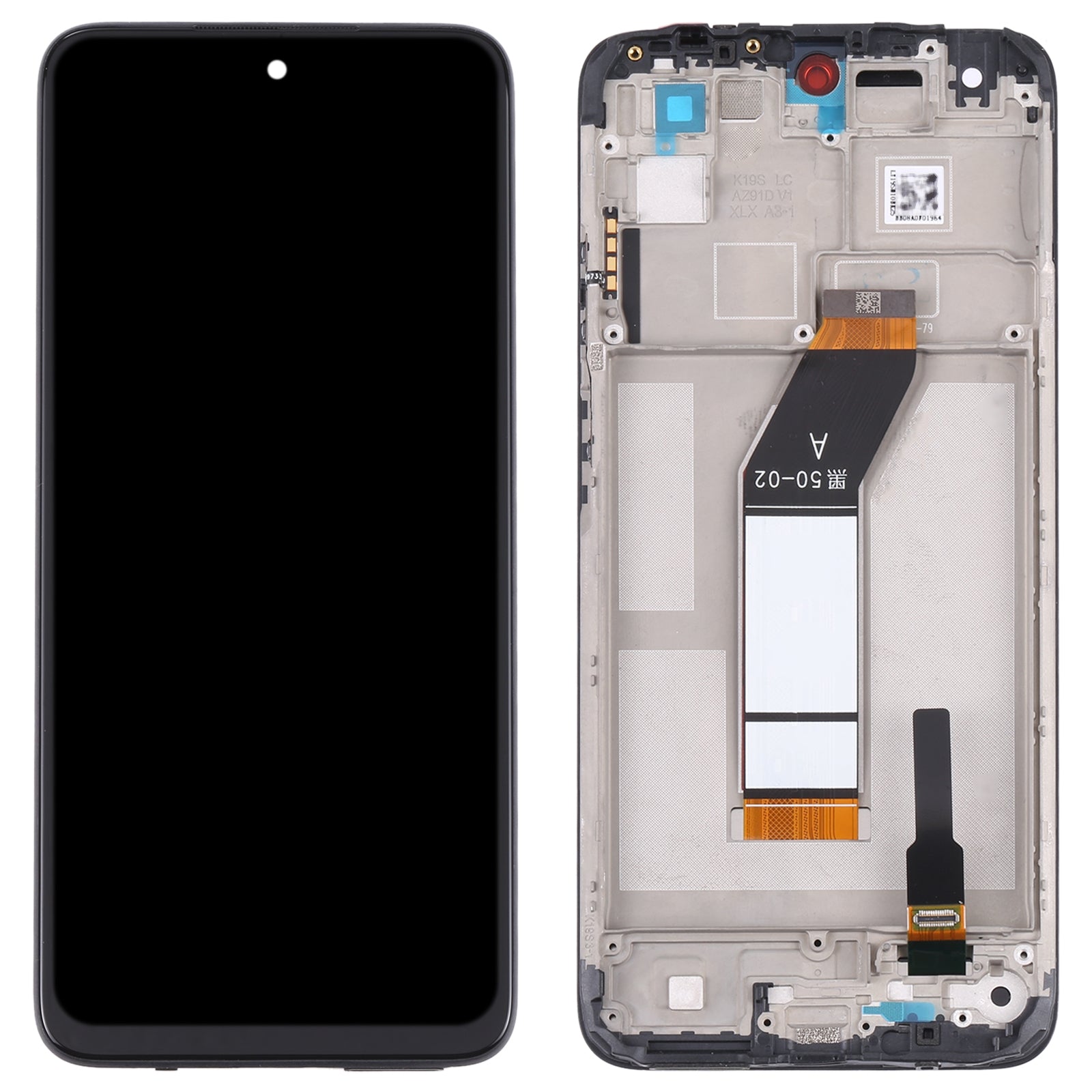 For Xiaomi Redmi Note 11 4G LCD Screen Replacement With Frame - Black