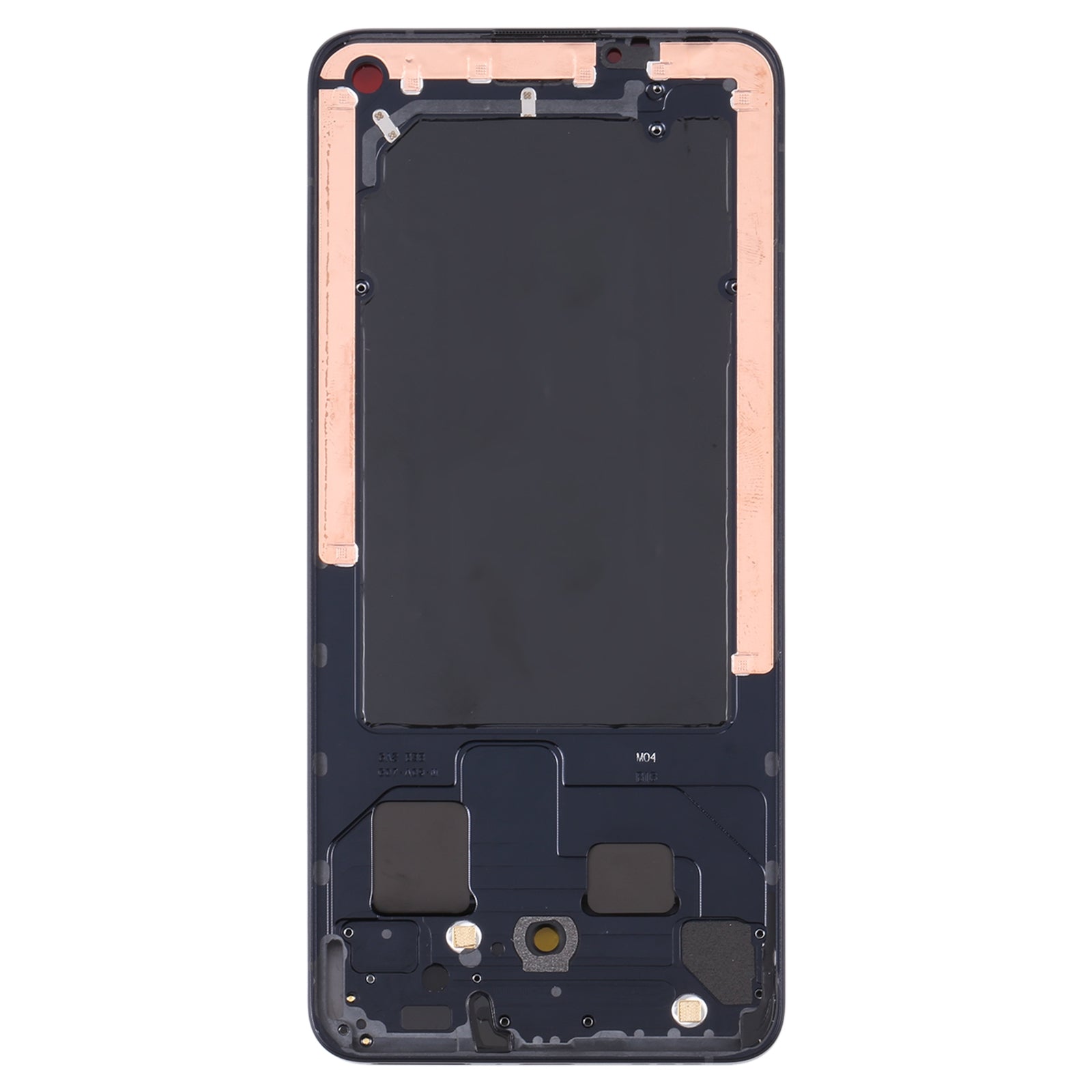 For Oppo Reno6 5G Front Housing LCD Frame Bezel Plate Black New