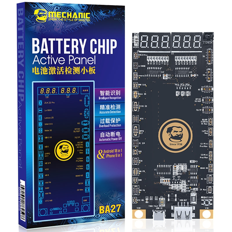 Mechanic BA27 Smartphone Battery Chip Test Device for Apple and Android