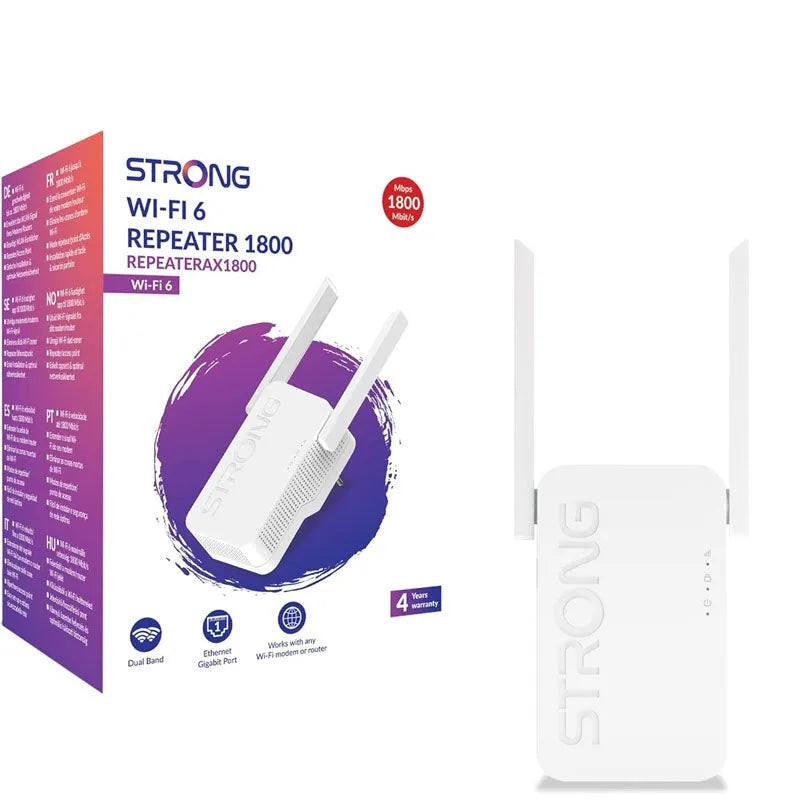 STRONG WiFi 6 AX1800 Mbps Amplifier WAN/LAN Port Repeater