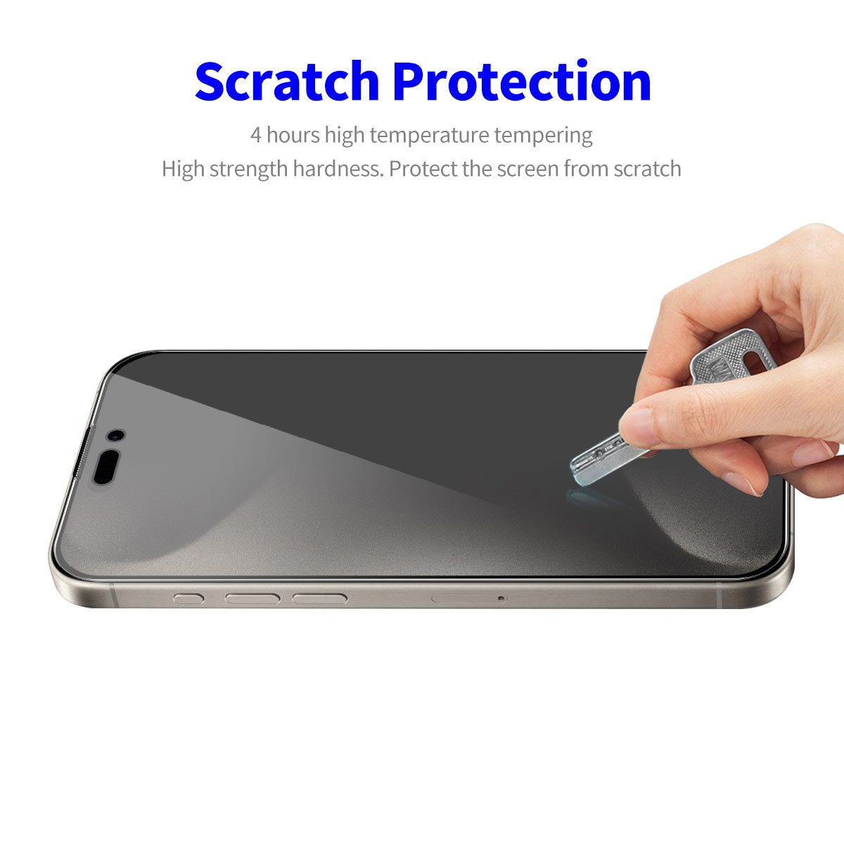 Privacy Anti Spy Screen Protector For Apple iPhone 16 Pro Tempered Glass